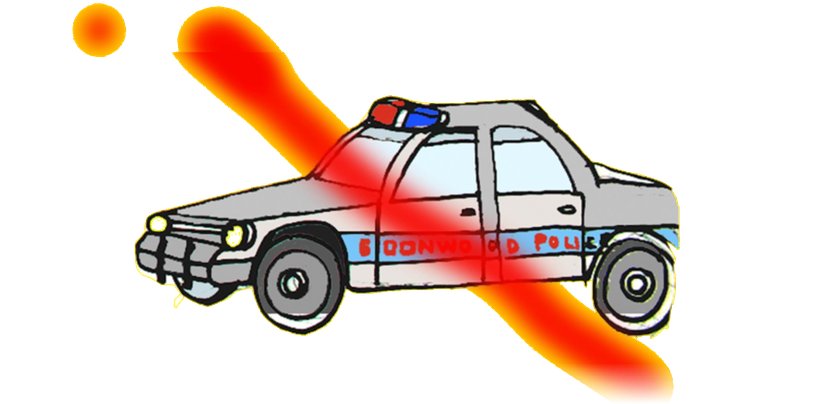 Goonswood police car