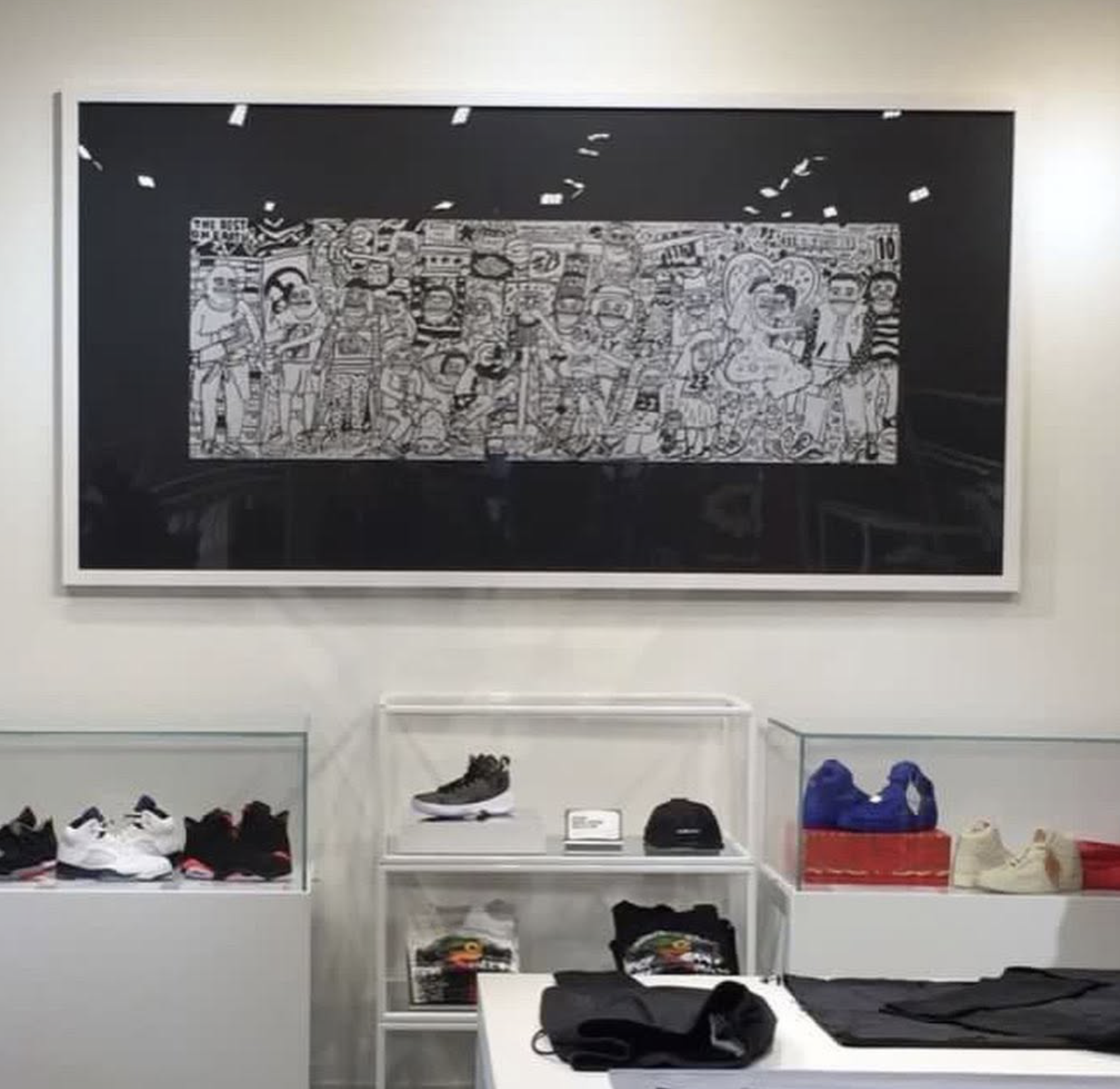 Jordan X Goons display