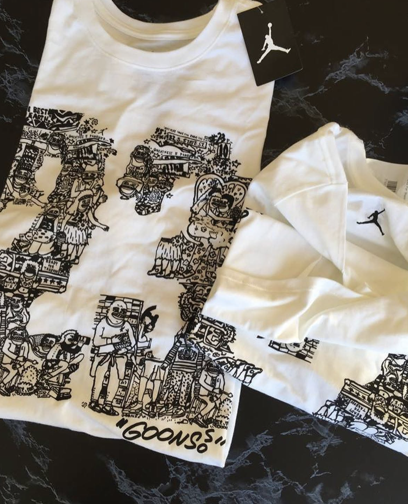 Jordan X Goons shirts